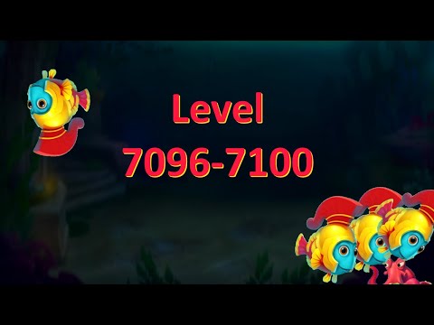 Fishdomフィッシュダム7096 7097 7098 7099 7100 Clear Videoクリア動画　capture攻略 Brain Teaser頭の体操 No charge無課金