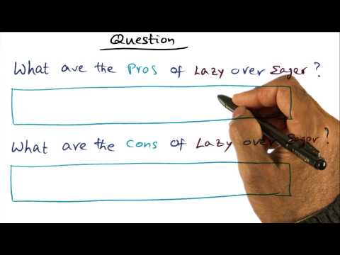Pros and Cons of Lazy and Eager Quiz - Georgia Tech - Advanced Operating Systems