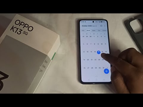 Oppo K13 5G - Calendar Important Settings  | How To Check Calendar Festival Setting In Oppo K13 5G