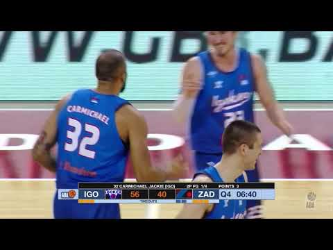 Jackie Carmichael takes off (Igokea – Zadar, 13.12.2020)