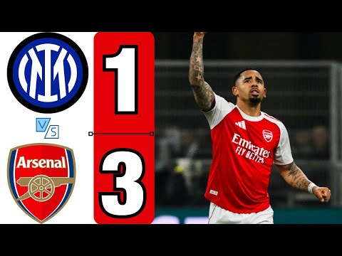 Inter Milan vs Arsenal 1-3 | All Goals & Match Highlights | UEFA Champions League