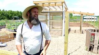 HOW TO MAKE A GATE FROM A CATTLE PANEL