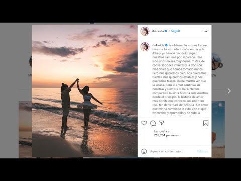 Dulceida y Alba anuncian su ruptura y comienzan sus vidas por separado