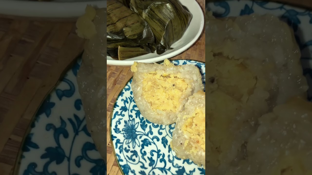 Bánh Nếp🥥Nhân Mặn, Dẻo Thơm👍