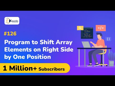 Program To Shift Array Elements On Right Side By One Position Array C Programming