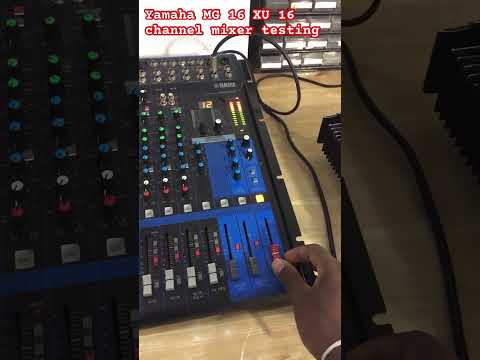 Yamaha mixer 16 channel 😊testing#ytshorts #youtubeshorts #electronic #microphone #tiktok