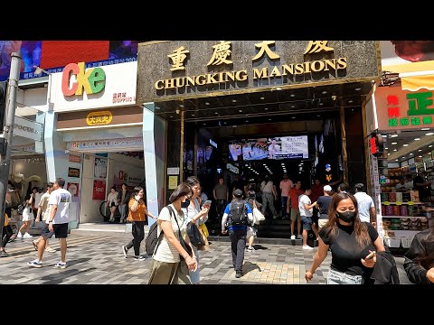[China/Hong Kong] Vídeo ambulante das Mansões de Chongqing (Mansões de Chungking) Vídeo em 4K, maio de 2023