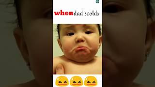When mom scolds vs dad scoldsmy expression