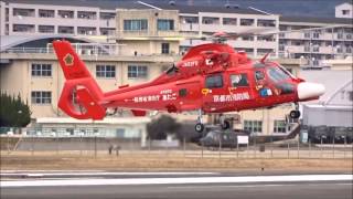 preview picture of video '京都市消防局ドーファンJA02FDのパイロット訓練'