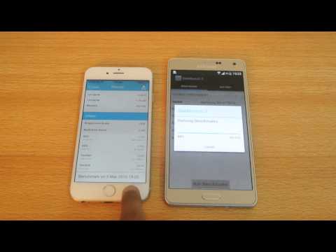 Samsung Galaxy A7 (Snapdragon 615) vs iPhone 6 (Apple A8) Benchmark Test HD