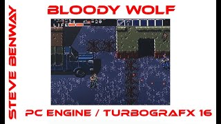 Bloody Wolf on NEC PC Engine / TurboGrafx 16