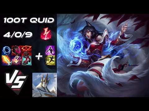 100 Thieves Quid MID Ahri vs Galio - NA Challenger Patch 25.S2.2