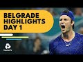 Kecmanović vs Gasquet; Fognini Faces Cecchinato | Belgrade 2022 Highlights Day 1