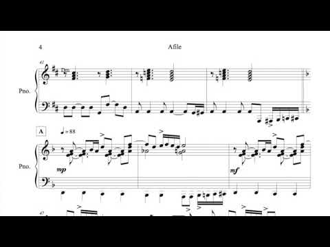 "Afile"   Elbio Barilari 1st mov  Tango Suite, 2021