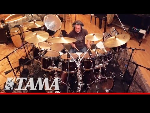 Tama TM42RZSS-ROLC Star Maple Ocean Blue Curly Maple - Drum Shell Set image 8