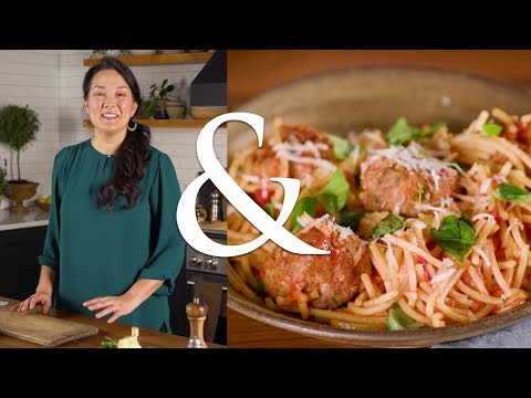 Ann Pittman's Secret Ingredient Gluten-Free Spaghetti and Meatballs | F&W Cooks | Food & Wine