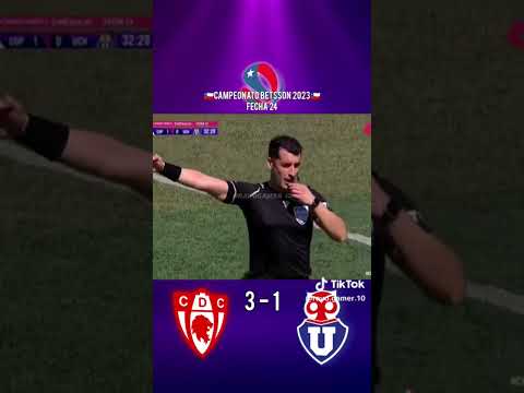 deportes copiapo 3-1 u. de chile (goles)