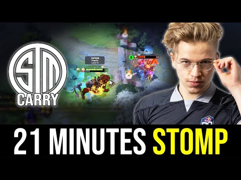 Topson SNAPFIRE - 21 Minutes STOMP against TSM FTX CARRY DOTA 2