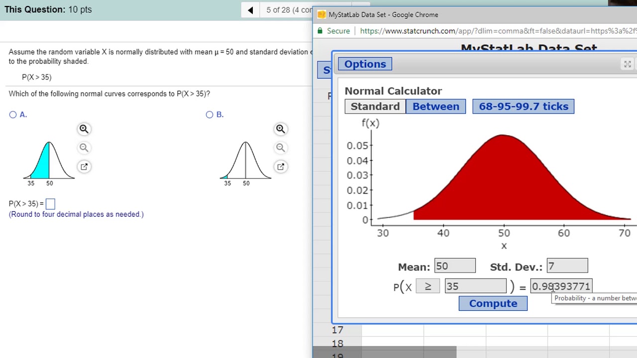 2018 SNHU MAT-240 Practice Final Exam 1-7 (1 of 4)