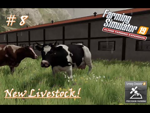 ALPINE EXPANSION DLC ERLENGRAT #8 / New Livestock  / Farming Simulator 19 XBOX 1S Let’s Play.