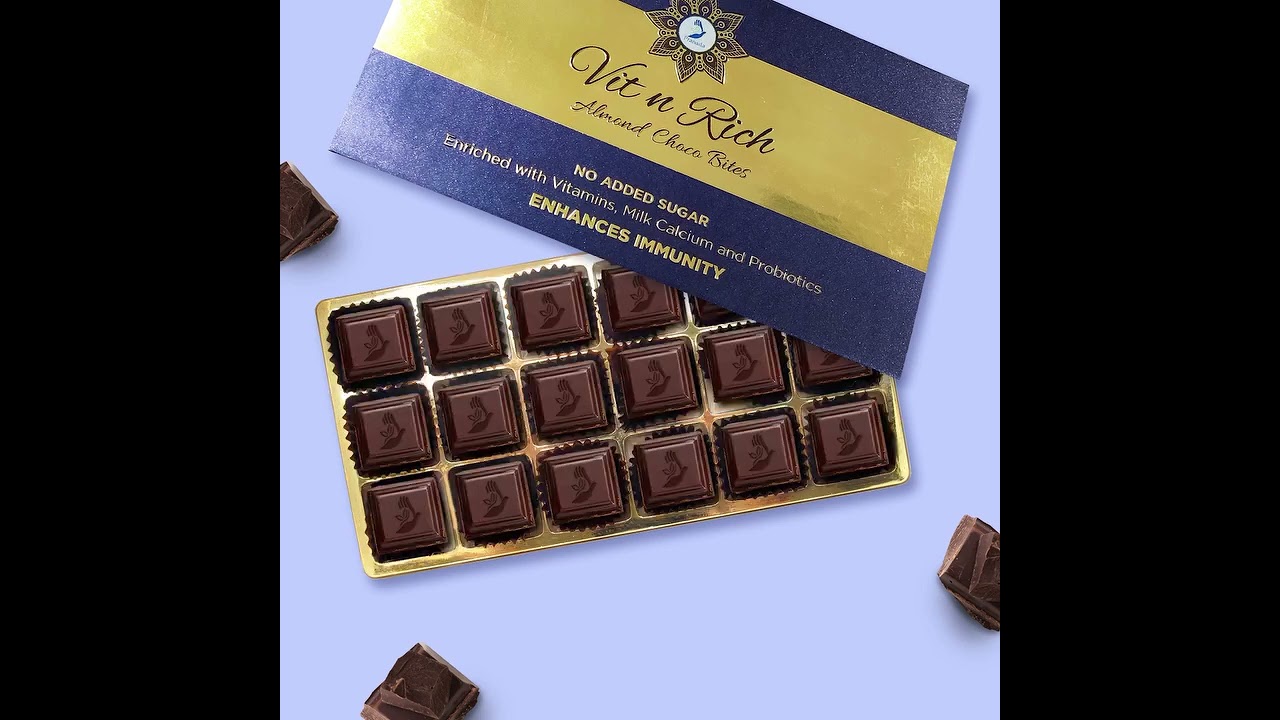Elevate Gifting with VitnRich's Healthy Almond Choco Bites Gift Pack