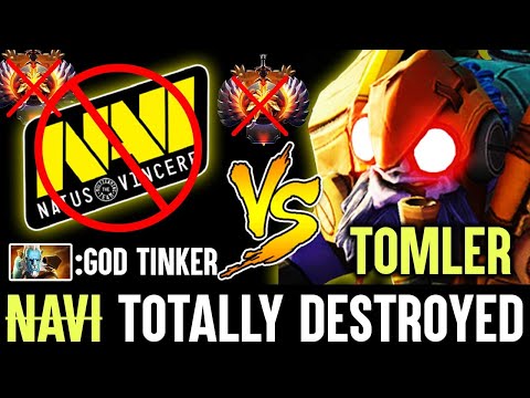 The Tinker Who Totally Destroyed NAVI And Carried 10k MMR - Tomler Lightning Tinker