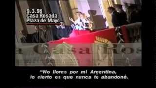 Madonna Shooting &quot;Don&#39;t Cry For Me Argentina&quot; at the Casa Rosada (Evita) 1996