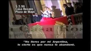 Madonna Shooting &quot;Don&#39;t Cry For Me Argentina&quot; at the Casa Rosada (Evita) 1996