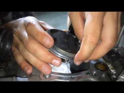 How To: Piston ring install - 4 stroke dirt bike (kx250f)