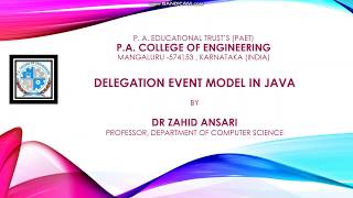 Java Event Handling Part-1 Delegation Event Model