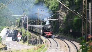 23 058 und V100 1019 auf der Geislinger Steige