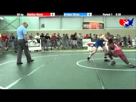 Shelton Mack vs. Bricker Dixon at 2013 ASICS University Nationals - FS