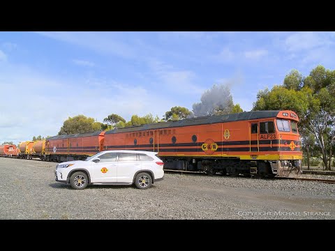 GWA (1Rail) ALF23 & ALF24 Diesel Locomotive Startup (4/11/2019) - PoathTV Australian Trains