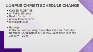 Corpus Christi garbage collection schedule