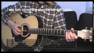 How To Play Merle Travis - Sixteen Tons(original 1946 recording)