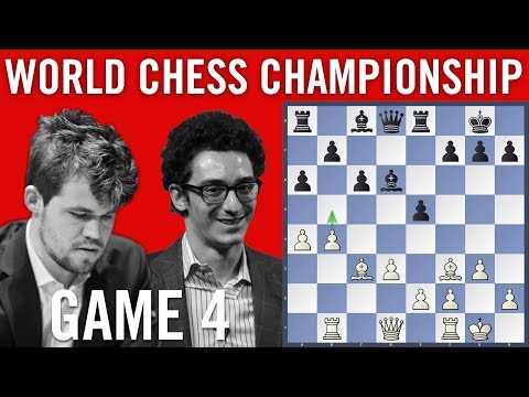 World Chess Championship 2018 Game 4: Magnus Carlsen vs Fabiano Caruana