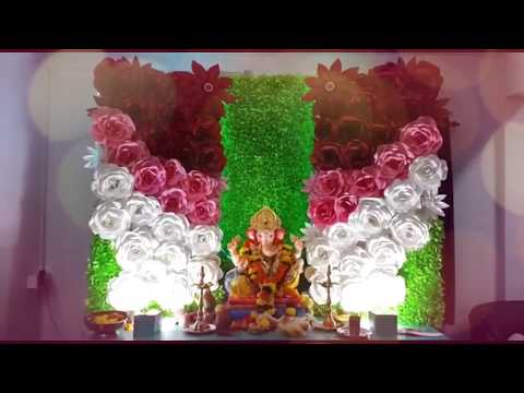 Uday Bhoir Home Ganpati Decoration Video
