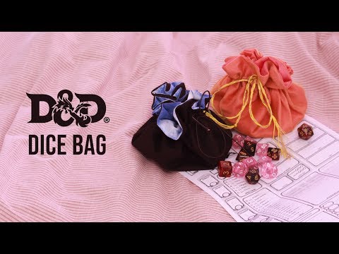 D&D Dice Bag with Pockets || Tutorial