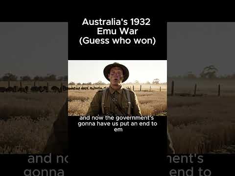 Did the Australians Lose a War to... Emus?