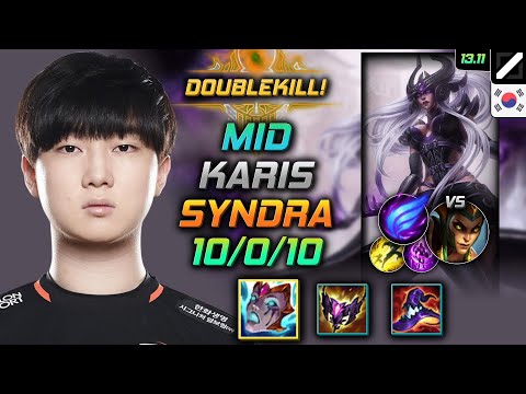 Syndra Mid Build Karis Liandry's Anguish Phase Rush - LOL KR Challenger Patch 13.11