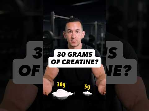 If you take 30 grams of creatine, this happens...