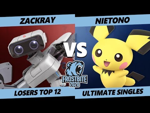 Frostbite 2020 SSBU Losers Top 12 - GW | zackray (ROB) Vs. DNG | Nietono (Pichu) Ultimate Singles