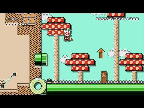 Autumn Acre 11-3 (Puzzle) by ★Dude64★♂ ~ World Record! - Super Mario Maker - No Commentary 1bl