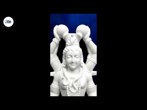 Mahamrityunjay Marble Shiva Statue