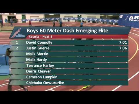 Boys 60m EE Prelim Heat 6 - New Balance Nationals Indoor 2014