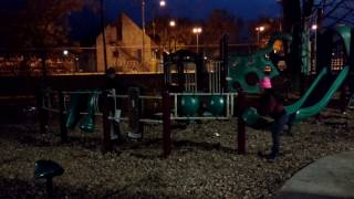 Playing the conga at the park