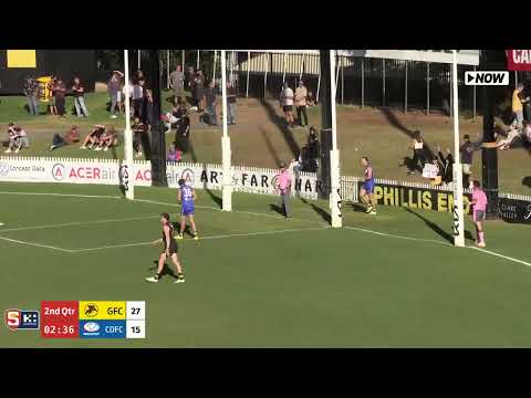 Glenelg's Ben Ridgway finishes with nice snap - Rd 2 Hostplus SANFL Snapshot