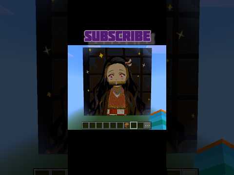 Minecraft Pixel Art [P-13] #minecraft #anime #shorts #art #trending