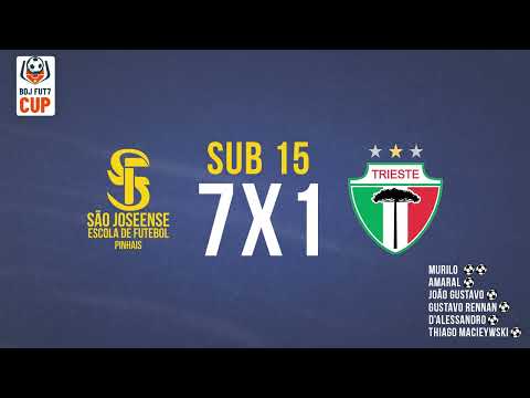 BDJ FUT7 CUP 2022 - SÃO JOSEENSE ESCOLA PINHAIS x TRIESTE - SUB 15 (01/10/22)
