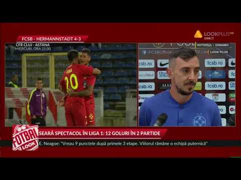 FCSB - Hermannstadt 4-3, ce a declarat Hora  I liga 1, etapa 1, ed 2019-2020